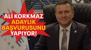 Ali Korkmaz adaylık başvurusunu yapıyor!